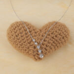 VEKENZA 925 Sterling Silver cascade heart pendant chain,Original Rhodium Plated, Swiss Zirconia Gift for Women & Girls - Image 3