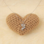 VEKENZA 925 Sterling Silver cat design  pendant chain,Original Rhodium Plated, Swiss Zirconia Gift for Women & Girls - Image 3