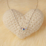 VEKENZA 925 Sterling Silver cubes pendant chain,Original Rhodium Plated, Swiss Zirconia Gift for Women & Girls - Image 3