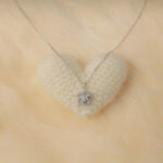 VEKENZA 925 Sterling Silver spinner flower pendant chain, Original Rhodium Plated, Swiss Zirconia Gift for Women & Girls - Image 4