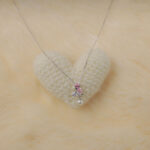 VEKENZA 925 Sterling Silver butterfly design with pearl pendant chain,Original Rhodium Plated, Swiss Zirconia Gift for Women & Girls - Image 3