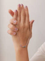 VEKENZA 925 Sterling Silver multi stone pendant chain,Original Rhodium Plated, Swiss Zirconia Gift for Women & Girls - Image 4