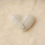 VEKENZA 925 Sterling Silver trendy pearl pendant chain,Original Rhodium Plated, Swiss Zirconia Gift for Women & Girls - Image 4