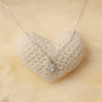 VEKENZA 925 Sterling Silver leafy shaped pendant chain,Original Rhodium Plated, Swiss Zirconia Gift for Women & Girls - Image 3