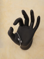 VEKENZA 925 Silver hills shaped Cuff Bracelet, Adjustable | Rhodium Plated Women Kada Bracelet, Gifts for Her| Multiple Design Options (Copy) - Image 8