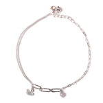 VEKENZA Pure 925 Sterling Silver duck Anklet For Women (Single)  | Gift for Her | Multiple Design Options