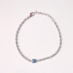 VEKENZA 925 sterling Silver turtle shape blue evil eye Bracelet, Adjustable | Rhodium Plated Women Bracelet, Gifts for Her| Multiple Design Options