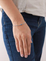 VEKENZA 925 sterling Silver turtle shape blue evil eye Bracelet, Adjustable | Rhodium Plated Women Bracelet, Gifts for Her| Multiple Design Options - Image 2