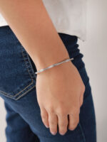 VEKENZA 925 Silver multi leaf diamond Cuff Bracelet, Adjustable | Rhodium Plated Women Kada Bracelet, Gifts for Her| Multiple Design Options - Image 5