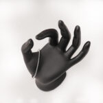 VEKENZA 925 Silver lightweight diamond Cuff Bracelet, Adjustable | Rhodium Plated Women Kada Bracelet, Gifts for Her| Multiple Design Options - Image 4