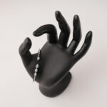 VEKENZA 925 Silver hills shaped Cuff Bracelet, Adjustable | Rhodium Plated Women Kada Bracelet, Gifts for Her| Multiple Design Options - Image 3