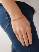 VEKENZA 925 Silver multi leaf diamond Cuff Bracelet, Adjustable | Rhodium Plated Women Kada Bracelet, Gifts for Her| Multiple Design Options - Image 9