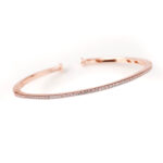 VEKENZA 925 Silver lightweight diamond Cuff Bracelet, Adjustable | Rhodium Plated Women Kada Bracelet, Gifts for Her| Multiple Design Options