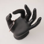 VEKENZA 925 Silver oval diamond Cuff Bracelet, Adjustable | Rhodium Plated Women Kada Bracelet, Gifts for Her| Multiple Design Options - Image 4