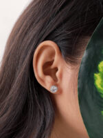 VEKENZA Pure 925 Sterling Silver diamond Earrings | Gift for Her | Multiple Design Options - Image 4