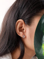 VEKENZA Pure 925 Sterling Silver sqaure Earrings | Gift for Her | Multiple Design Options - Image 5