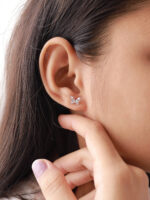 VEKENZA Pure 925 Sterling Silver diamond butterfly Earrings | Gift for Her | Multiple Design Options - Image 5