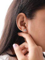 VEKENZA Pure 925 Sterling Silver traingle motif  Earrings | Gift for Her | Multiple Design Options - Image 5