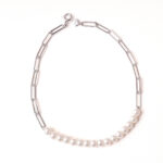 vekenza 925 sterling Silver pearl Bracelet, Adjustable | Rhodium Plated Women Bracelet, Gifts for Her| Multiple Design Options