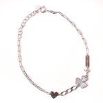 vekenza 925 sterling Silver MOP flower Bracelet, Adjustable | Rhodium Plated Women Bracelet, Gifts for Her| Multiple Design Options