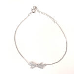 vekenza 925 sterling Silver ribbon type Bracelet, Adjustable | Rhodium Plated Women Bracelet, Gifts for Her| Multiple Design Options