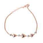 vekenza 925 sterling Silver triangle shape Bracelet, Adjustable | Rhodium Plated Women Bracelet, Gifts for Her| Multiple Design Options - Image 6